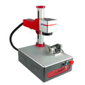 Máquina de Marcação a Laser Hunst Pequena, 30W 50W Portátil, Dobrável, Mini Gravador a Laser de Fibra, Presente DIY para Gravação, Gravação de Joias em Metal