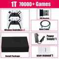 Console de Videogame Retro R3 PRO Sistema Batocera 500GB 3865U 70000+ Jogos para Wii PS2 PSP Saturn GameCube N64 Controle Sem Fio