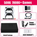 Console de Videogame Retro R3 PRO Sistema Batocera 500GB 3865U 70000+ Jogos para Wii PS2 PSP Saturn GameCube N64 Controle Sem Fio
