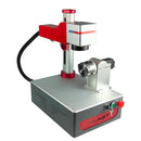Máquina de Marcação a Laser Hunst Pequena, 30W 50W Portátil, Dobrável, Mini Gravador a Laser de Fibra, Presente DIY para Gravação, Gravação de Joias em Metal