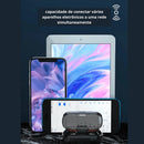 Fone de Ouvido Bluetooth 5.1 Case LED Digital – À Prova D'água, Bateria Longa, Touch Control