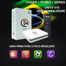 UNITV  V10 ORIGINAL APARELHO SMART TV LIBERA CANAIS SÉRIES PRONTA ENTREGA