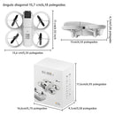 Drone Neo 4K Profissional Câmera Dupla FPV WiFi, Fluxo Óptico, Manutenção de Altura, Controle Remoto e 2 Baterias