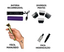 Máquina Profissional Acabamento Cabelo Barba Buda
