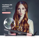 Prancha e Modelador de Cabelo Elétrico Profissional 2 em 1, Ferramentas de Estilização de Cabelo em Cerâmica com Controle de Temperatura em Liga de Alumínio