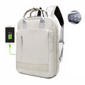Mochila para laptop de 15,6 polegadas para mulheres, porta de carregamento USB mochila de negócios para viagens Wrok, bolsa universitária para homens e mulheres