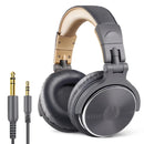 Oneodio-fone de ouvido para dj, profissional, fones de ouvido sobre a orelha, monitor, microfone, alta fidelidade, com fio, grave, headset para jogos em telefone