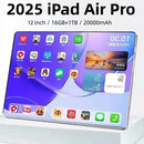 2025 original 12 polegadas pad air pro tablet pc 20000mah snapdragon 870 android 13 22gb ram 2tb rom 5g duplo sim gps 5k 4g wifi tablet