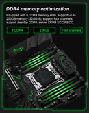 MACHINIST X99 MR9S V6 Placa-mãe LGA2011-3 Suporte Intel Xeon E5 v3/v4 CPU Processador ECC Desktop DDR4 Memória RAM NVME SATA M.2