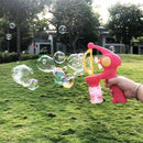 Máquina de bolhas elétrica pistola de bolhas grandes pequenas bolhas crianças brinquedo soprador de sabão automático jogos de festa ao ar livre presentes das crianças