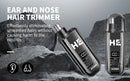 Máquina de acabamento hiena elétrica profissional máquina de cortar cabelo elétrica máquina de barba recarregável barbeador masculino kit aparador de cabelo