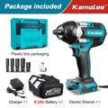 [Pneus de caminhão podem abrir] Kamolee Tool DTW700 1800N.m Chave de impacto elétrica de alto torque 1/2 polegadas para bateria de 18v/21V