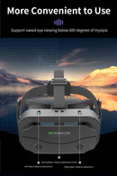 Óculos de realidade virtual 3d vr, dispositivos de fone de ouvido, lentes de capacete, óculos inteligentes para smartphones, celular, jogo móvel, conjunto de visualizador viar