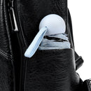 Mochila anti-roubo para mulheres, grande capacidade, bolsa de ombro única, couro macio, mochila de estudante escolar, alta qualidade, fêmea, novo, 2022, 2024
