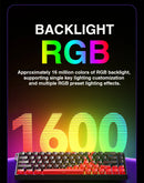 AULA WIN60 Teclado com interruptor magnético Gatilho rápido 8K Retorno RGB Hotswap 60% Teclado para jogos personalizado