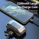 Fones de Ouvido Estéreo 9D com Alto-Falante de Baixo F9, Fones Bluetooth Esportivos com Controle Touch, Earbuds Sem Fio à Prova d'Água