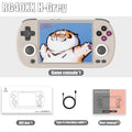 Anbernic rg40xx h console de jogos portátil 4.0-in 640*480 tela ips 3200mah sistema de 64 bits com luz rgb construído em 5k + jogos rg40xxh