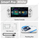 Trimui Smart Pro Console de jogos portátil 4.96 ''tela IPS Sistema Linux Joystick Iluminação RGB Smartpro Retro Video Game Player Presente
