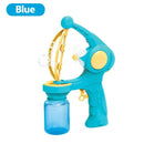 Máquina de bolhas elétrica pistola de bolhas grandes pequenas bolhas crianças brinquedo soprador de sabão automático jogos de festa ao ar livre presentes das crianças