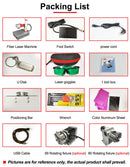 Máquina de Marcação a Laser Hunst Pequena, 30W 50W Portátil, Dobrável, Mini Gravador a Laser de Fibra, Presente DIY para Gravação, Gravação de Joias em Metal