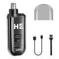 Máquina de acabamento hiena elétrica profissional máquina de cortar cabelo elétrica máquina de barba recarregável barbeador masculino kit aparador de cabelo