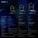 Impressora 3D FDM ELEGOO NEPTUNE 3 PRO com nivelamento automático, tela sensível ao toque HD capacitiva de 4,3 polegadas, extrusora de metal com engrenagem dupla 225x225x280mm