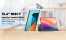 Amoudo 15.6 Polegada monitor portátil 1920x1080p display móvel ips painel lcd penhole suporte vesa udc mini hdmi estender display