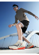 Tênis de corrida placa carbono especialidade maratona esportes masculinos respirável leve feminino confortável atlético antiderrapante tênis
