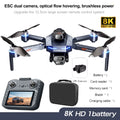 2026 novo GT8 drone GPS8K profissional hd 360° câmera dupla 5G WIFI motor sem escova, obstáculo pára-choques dobrável quadcopter brinquedos