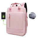 Mochila para laptop de 15,6 polegadas para mulheres, porta de carregamento USB mochila de negócios para viagens Wrok, bolsa universitária para homens e mulheres