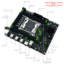 Placa Mãe Gamer MACHINIST X99 PR9-H com Kit Opcional Intel Xeon E5 2650 V4, RAM DDR4 32GB 2133MHz, M.2 NVME para PC Desktop M-ATX