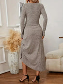 Conjunto de vestido de lã feminino elegante, saia de meio comprimento e conjunto de cardigã de outono e inverno, conjunto de 2 peças, conjunto de malha combinando