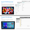 Podofo 10.1 "/9"/7 "android rádio do carro 2din multimídia player de vídeo carplay android auto estéreo do carro para toyota volkswagen hyundai