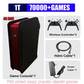 Console de Videogame Retro X4 com Sistema Duplo de 1T e CPU I3-3110M para PS2/PSP/WII/N64/DC/SS, Presentes de Jogos para Crianças e Homens