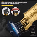 Máquina de cortar cabelo profissional Hiena 212, conjunto de cortador de cabelo masculino, aparador de cabelo elétrico sem fio de metal para barbeiro com visor LCD.