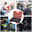 Conjunto de caixa de ferramentas para motocicleta, chave de catraca rápida, 150/46 peças, soquete de grupo, caixa de ferramentas de grau industrial, ferramentas de reparo de automóveis, manutenção de carro