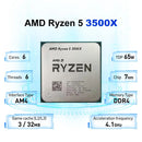 Processador AMD Ryzen 5 3500X 6 núcleos 6 threads L3 = 32M R5 3500X soquete AM4 3,6 GHz 7NM 65W DDR4 mas sem ventilador