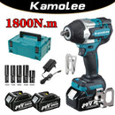 [Pneus de caminhão podem abrir] Kamolee Tool DTW700 1800N.m Chave de impacto elétrica de alto torque 1/2 polegadas para bateria de 18v/21V