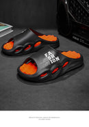 Chinelos de massagem da moda masculina sandálias internas/externas praia flip flop sola grossa masculino slides verão antiderrapante chinelos de chuveiro