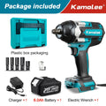 [Pneus de caminhão podem abrir] Kamolee Tool DTW700 1800N.m Chave de impacto elétrica de alto torque 1/2 polegadas para bateria de 18v/21V