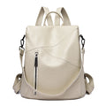 Vintage anti roubo feminino sacos de ombro mochilas de couro macio sac a dos viagem casual senhoras bagpack sacos escolares