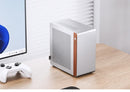 JONSBO NV10 Chassis ITX MINI Suporte totalmente em alumínio Fonte de alimentação 1U FLEX em pé ou deitado Caixa de computador