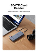 UGREEN 12 em 1 USB HUB Tipo-C para 2HDMI 4K120Hz DP USB3.2 10Gbps SD/TF RJ45 PD100W para MacBook Dell HP Acessórios para laptop Encaixe