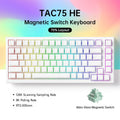 Akko tac75 he teclado de interruptor magnético 75% teclados para jogos gatilho rápido 0.005mm 8k rgb com fio esports teclado personalizado para gamer