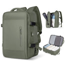 Mochila de Viagem de Grande Capacidade para Homens e Mulheres, Bolsa para Laptop Multifuncional, Mochila Expansível para Viagens de Negócios