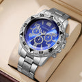 1/4PCS Relógio de Luxo Masculino com Mostrador Grande, Relógio de Quartzo Fashion para Homens, Presente Reloj Hombre (Sem Caixa)