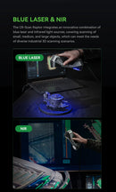 Creality 3D Scanner CR-Scan Raptor Blue NIR Light 0,02 mm Precisão 60FPS Anti-Shake Tracking Scanning Color Scanner para Impressão 3D