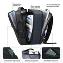 Mochila de Viagem de Grande Capacidade para Homens e Mulheres, Bolsa para Laptop Multifuncional, Mochila Expansível para Viagens de Negócios