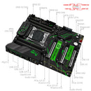 MACHINIST X99 MR9S V6 Placa-mãe LGA2011-3 Suporte Intel Xeon E5 v3/v4 CPU Processador ECC Desktop DDR4 Memória RAM NVME SATA M.2