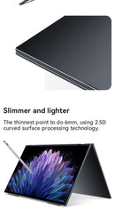 Ehomewei monitor portátil de tela dupla série x, toque de telefone sem drive fhd 2k 15.6 “16” para laptop windows macbook